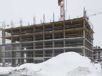 фото строительства жк Ильинские луга Декабрь 2023