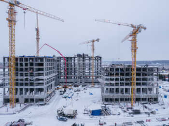 жилой комплекс Сиберово ход строительства - Январь 2024