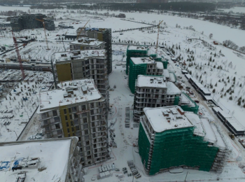 СберСити в Рублево-Архангельском ход строительства на Январь 2024