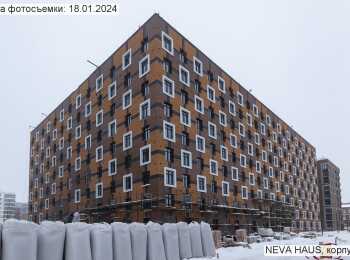 ЖК Neva Haus ход строительства - Февраль 2024