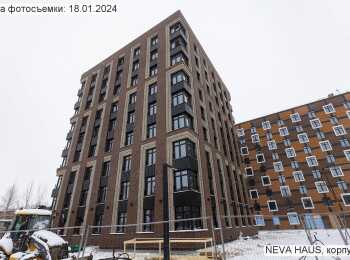ЖК Neva Haus ход строительства - Февраль 2024