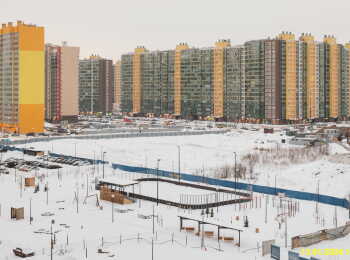 фото строительства жк Урбанист Январь 2024