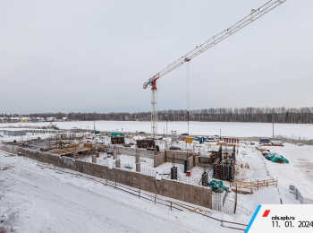 фото строительства жк Parkolovo Январь 2024