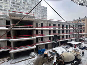 фото строительства жк Большая Дмитровка IX Январь 2024