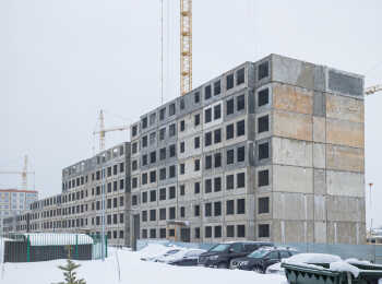 фото строительства жк Новая Рига Февраль 2024
