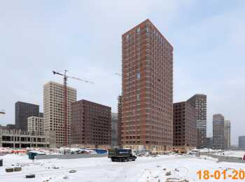 жилой комплекс Holland park ход строительства - Январь 2024