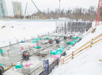 фото строительства жк Ильинойс Февраль 2024