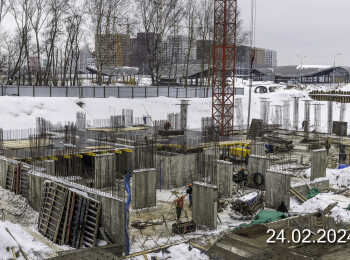 ЖК Скандинавия ход строительства - Февраль 2024