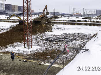 жилой комплекс Скандинавия ход строительства - Февраль 2024