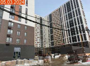 жилой комплекс 1-й Лермонтовский ход строительства - Март 2024