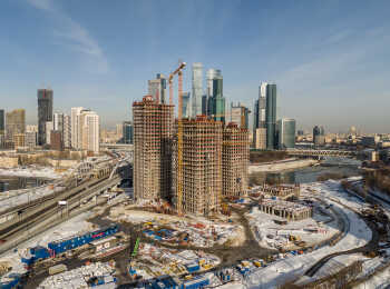 ЖК River Park Towers ход строительства - Февраль 2024