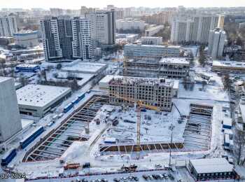 жилой комплекс Обручева 30 ход строительства - Февраль 2024