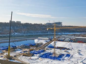 фото строительства жк Luzhniki Collection Февраль 2024