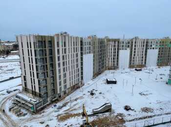 Резиденции Сколково ход строительства на Февраль 2024