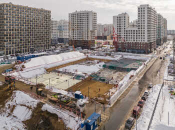 жилой комплекс River Park Коломенское ход строительства - Февраль 2024