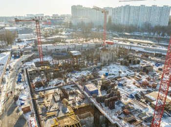 жилой комплекс Варшавские ворота ход строительства - Март 2024