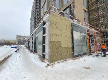 фото строительства жк Преображенская площадь Февраль 2024