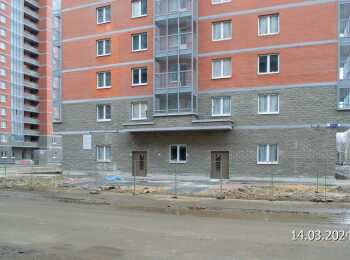 фото строительства жк Живи в Рыбацком Март 2024