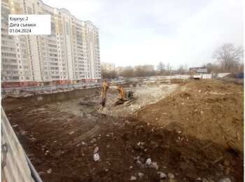 жилой комплекс Химки Тайм ход строительства - Апрель 2024