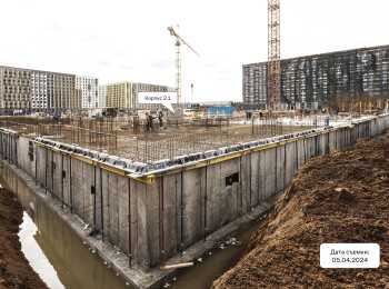 жилой комплекс Пятницкие Луга ход строительства - Апрель 2024