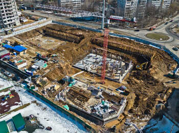 жилой комплекс Одинбург ход строительства - Апрель 2024