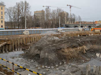 жилой комплекс Кантемировская 11 ход строительства - Апрель 2024