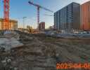 Заречный парк ход строительства на Апрель 2025