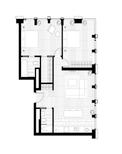 Планировка 2-комнатной квартиры в Play