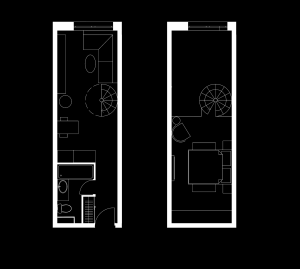 Планировка 1-комнатной квартиры в Галерея ЗИЛ