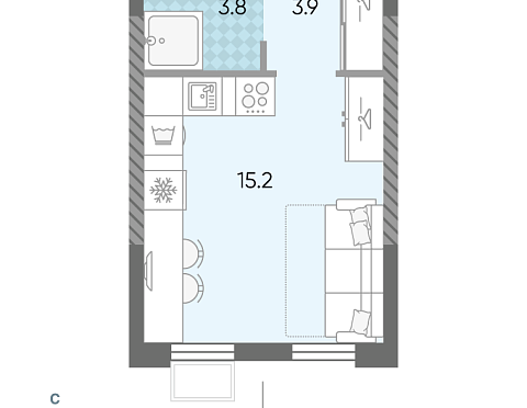 Продается квартира за 10 980 870 ₽