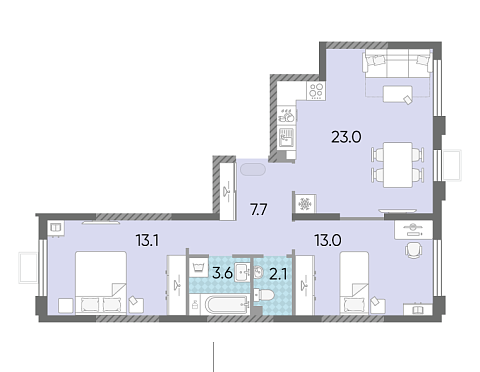 Продается квартира за 24 304 250 ₽