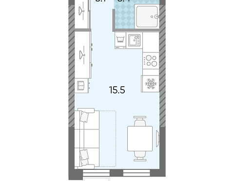 Продается квартира за 9 415 252 ₽