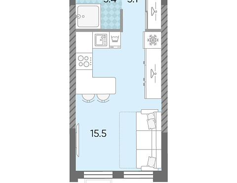 Продается квартира за 9 491 284 ₽