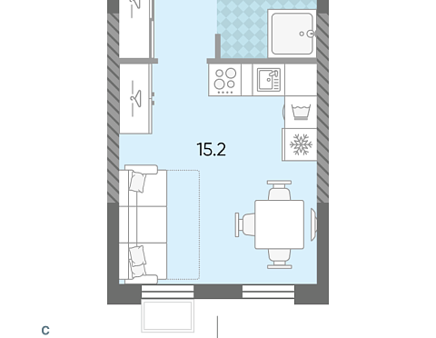 Продается квартира за 9 632 152 ₽