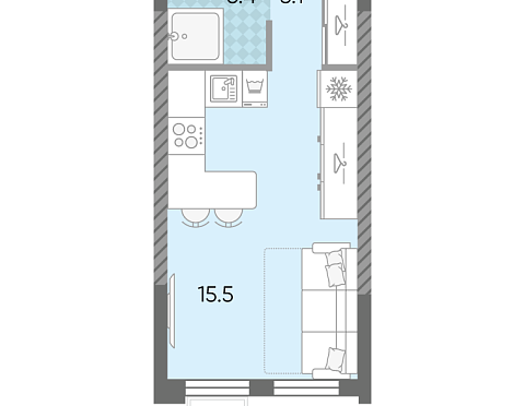 Продается квартира за 10 153 990 ₽