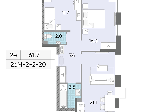 Продается квартира за 21 286 808 ₽