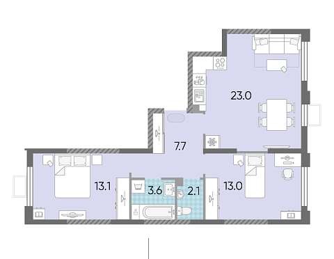 Продается квартира за 21 473 187 ₽