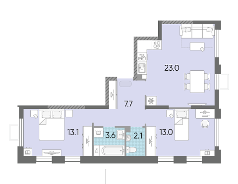 Продается квартира за 22 956 375 ₽