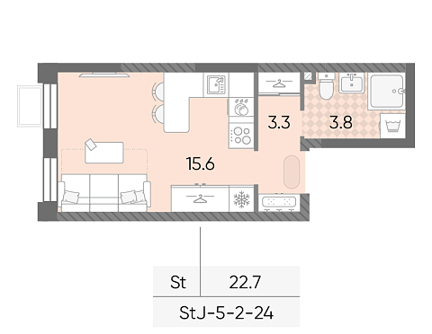 Продается квартира за 9 139 383 ₽