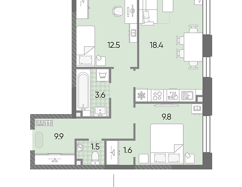 Продается квартира за 22 607 772 ₽