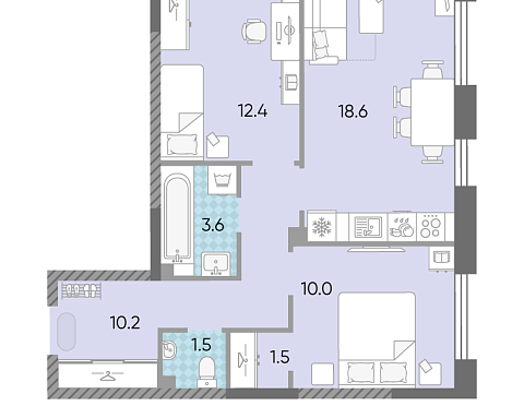 Продается квартира за 25 140 052 ₽