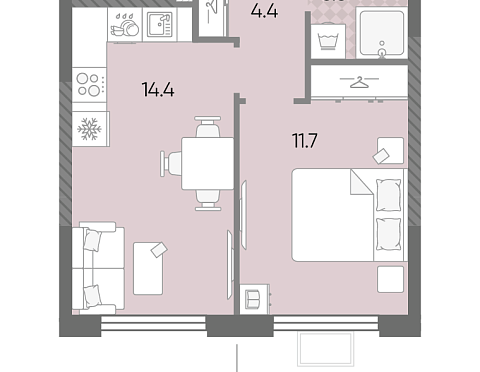Продается квартира за 12 253 022 ₽