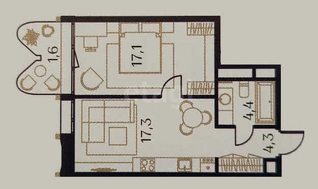 Продается квартира за 24 250 000 ₽