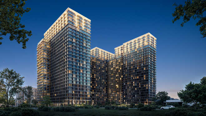 Nametkin Tower у метро Новые Черемушки Комплекс бизнес-класса от 9,7 млн ₽.