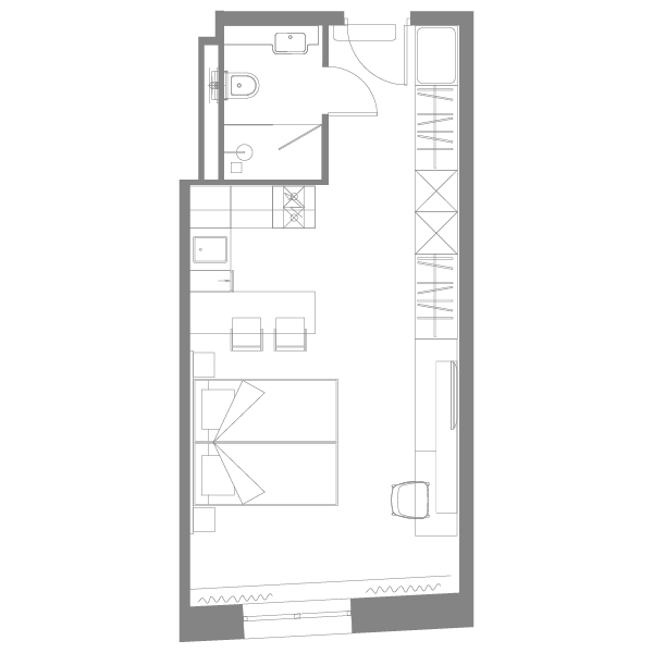 студия, 30.2 м², 16 этаж 