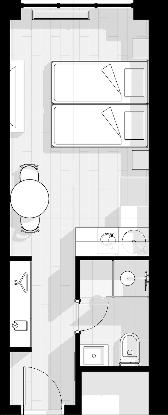 студия, 22.6 м², 15 этаж 