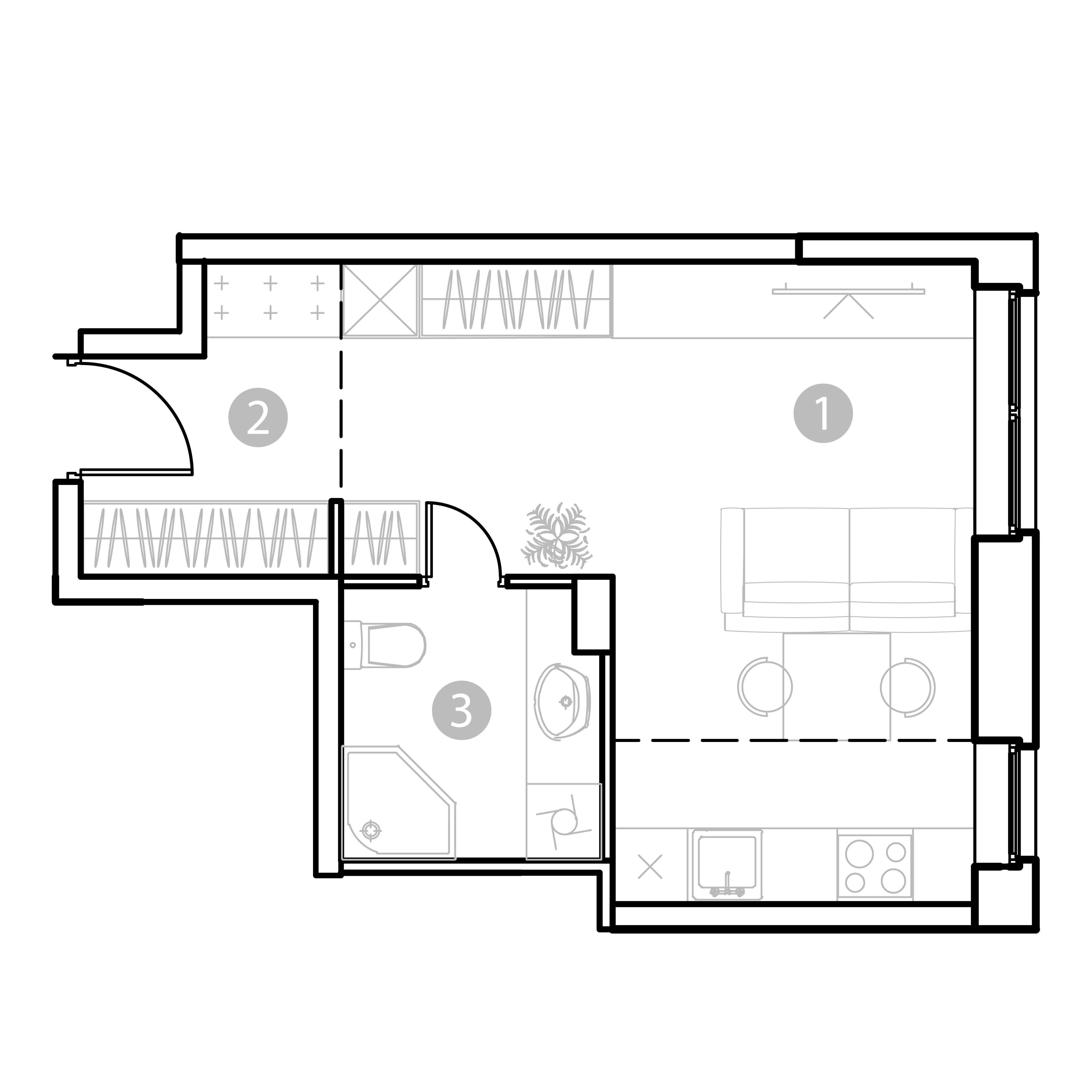 студия, 30 м², 16 этаж 