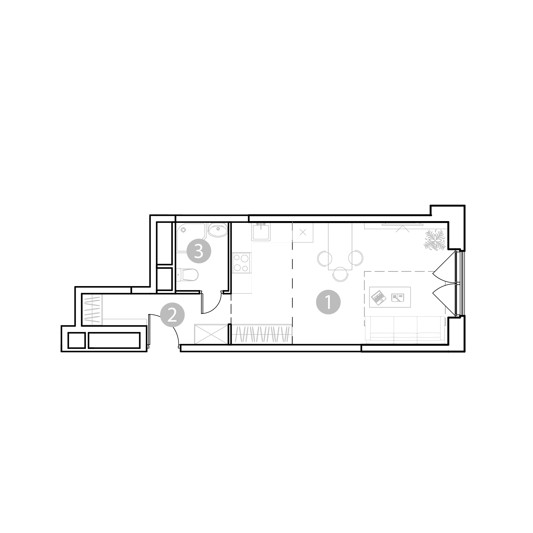 студия, 31.9 м², 12 этаж 