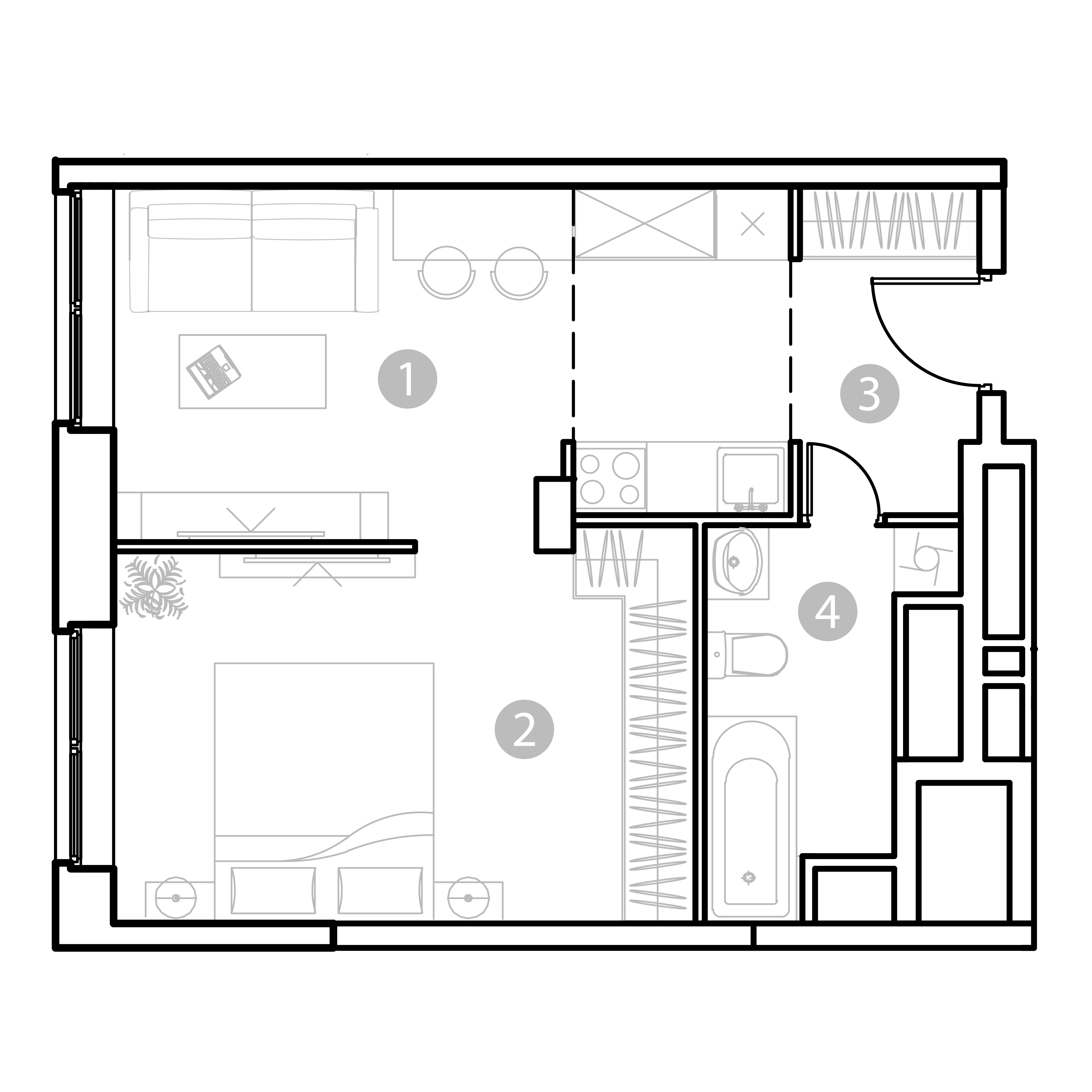 2 комн. квартира, 39.5 м², 3 этаж 