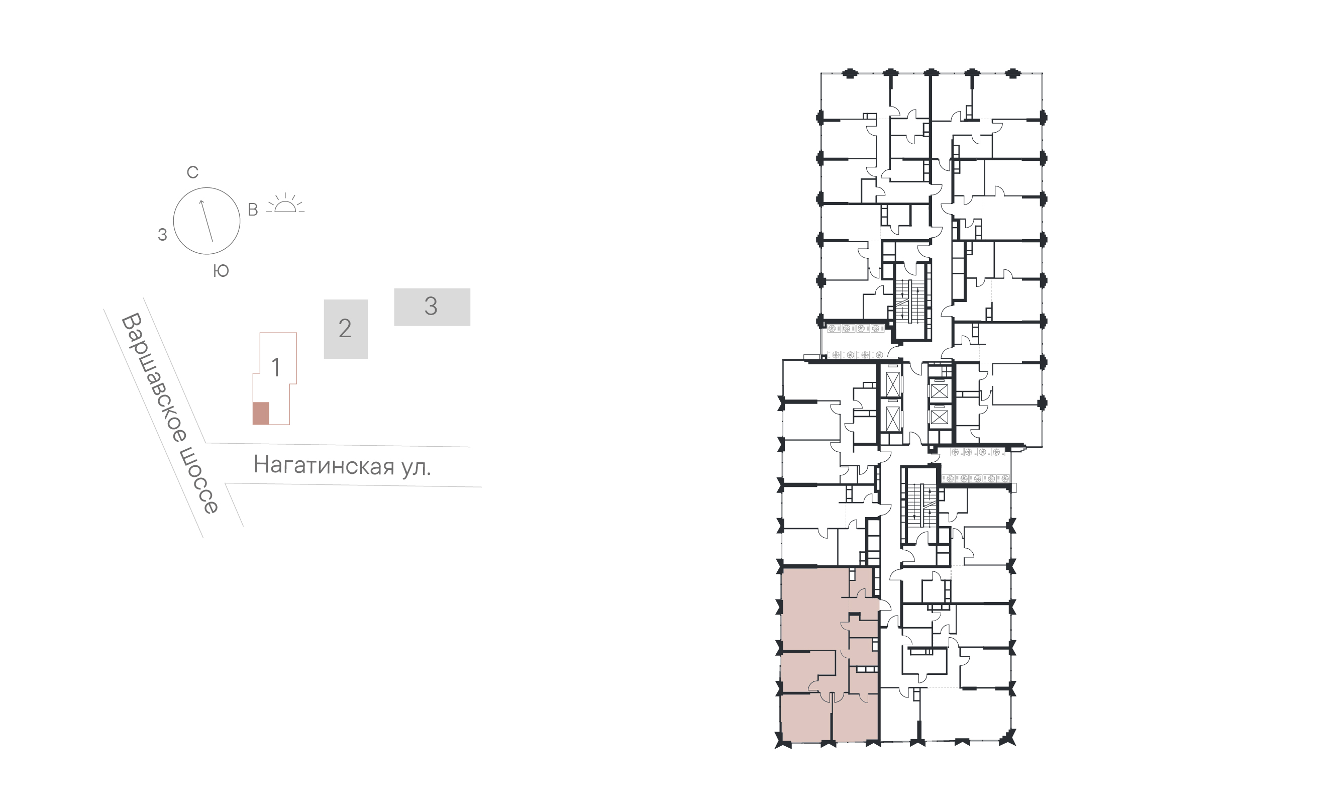 3 комн. квартира, 112 м², 26 этаж 